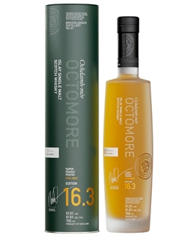Octomore 16.3 Edition Bruichladdich 189,5 ppm Single Islay Malt Whisky 61,6 %